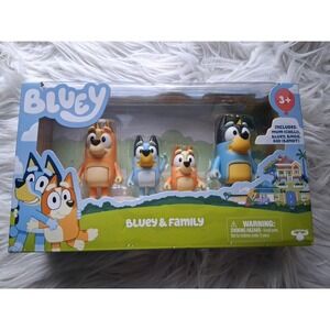 Bluey & Family Figures 4 Piece Set